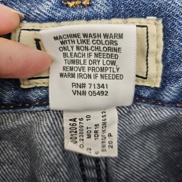 L.L. Bean Original Fit High Rise Relaxed Blue Jeans Women's Size 20 Pettie - Picture 5 of 10